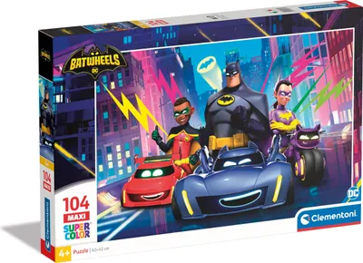 Obrázek produktu pro Puzzle 104 Maxi Super Kolor Batwheels