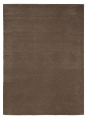 Produktbild von Handgefertigter Wollteppich Gabbeh Lola Taupe 140x200 cm Weich, Hochwertig, Zeitlos | Reine Schurwolle für Gemütlichkeit & Eleganz im Wohn- und Schlafzimmer