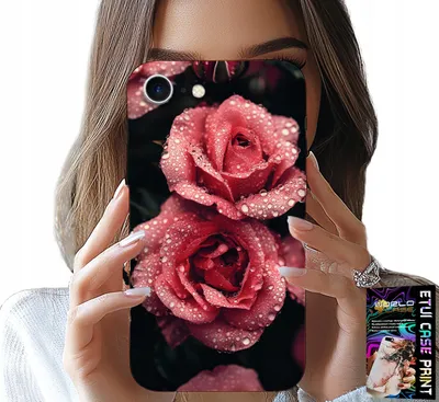 Produktbild von Etui Do Iphone 17E - Piękne Różowe Róże, Kwieciste Wzory, Case