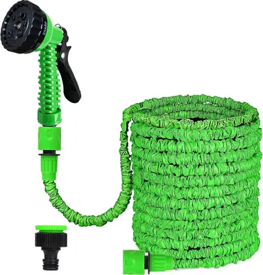Produktbild von Gartenschlauch 30 m, ausziehbar, grün, für Garten