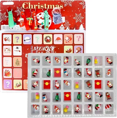 Produktbild von Adventskalender Schmuck Kreativset 24 Teile DIY Geschenk