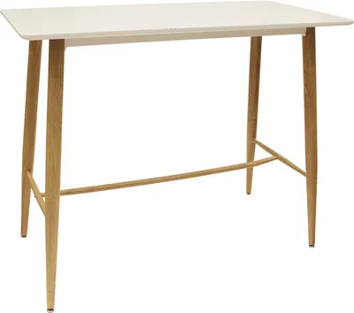 Image de Table Mange Debout Blanc 115x60x102cm