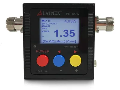 Obrázek produktu pro Měřič SWR - Wattmetr - VHF a UHF - 125 až 525 MHz - 120 W