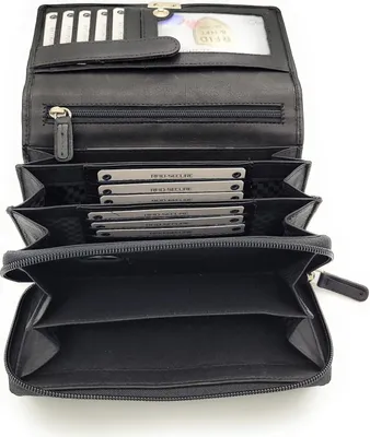 Produktbild von Jockey Club echt Leder Damen Geldbörse Portemonnaie Massala mit RFID Schutz