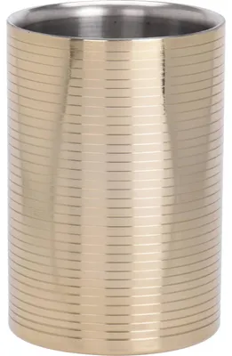 Immagine prodotto di Koopman International refrigeratore per bottiglie di vino, acciaio inossidabile, 12x17,5 cm, oro