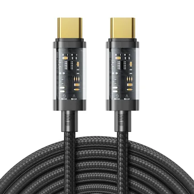 Obrázok produktu pre Kábel Joyroom, USB-C na USB-C, 100 W, 2 m, čierny