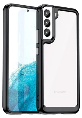Immagine prodotto di Custodia per Samsung Galaxy S23+ trasparente, protettiva in silicone TPU antiurto nero