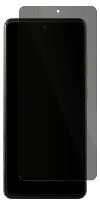 A screen protector is shown on top of a smartphone.