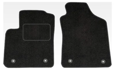 Produktbild von Vorne Velour Fußmatten Satz für FIAT 500 - 2-teilig