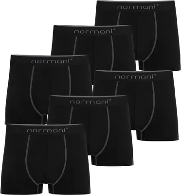 Produktbild von normani 6 Herren Baumwoll-Boxershorts