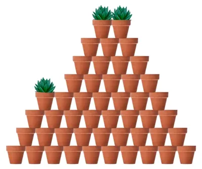 Produktbild von Kleine Terrakotta-Töpfe mit Drainage, Mini-Keramik-Pflanzgefäße, geeignet für Innen- und Außenbereich, Basteln, Hochzeitsgeschenke, 48 Stück