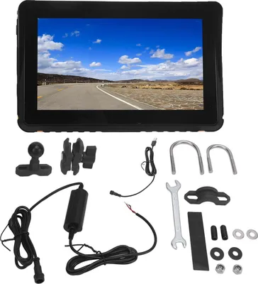 Immagine prodotto di Moto -GPS -Navigazione Display HD da 7" impermeabile e con connessione stabile -Touch screen per CarPlay