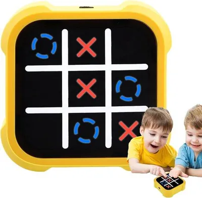 Immagine prodotto di Gioco da viaggio 3 in 1 giallo per bambini dai 4 anni in su