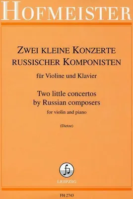 Produktbild von 2 Kleine Konzerte russischer Komponistenfür Violine und Klavier