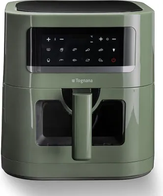 Image de Friteuse à air en porcelaine Tognana 7 L Vert sauge