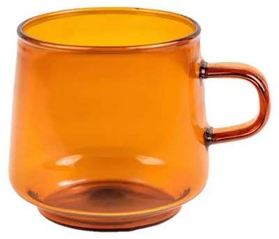 Obrázek produktu pro Sklenice na latté s uchem CHiATO, 320 ml - hnědá