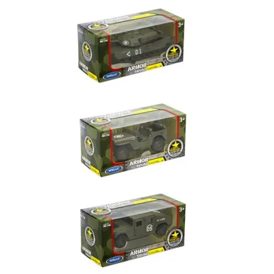 Obrázok produktu pre Welly Akčné Vojenské Vozidlo 12Cm V Krabici 89190 Mix Cena Za 1 Ks