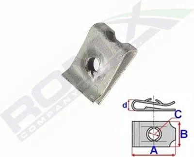 Produktbild von 10x ROMIX C70491 Clip Armaturenbrett