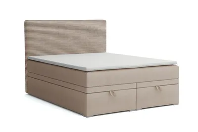 Produktbild von BOXBETT DARO 140/200 in Velour/Cord Beige