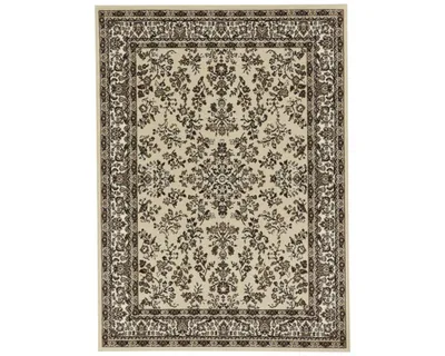 Zdjęcie produktu dla Klasyczny beżowy dywan do salonu 80x150cm