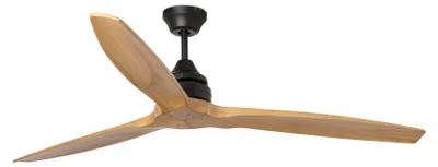 Produktbild von Energiespar Deckenventilator mit Fernbedienung Alo Schwarz 152 cm