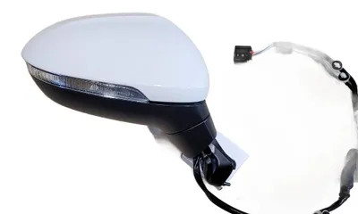 Produktbild von Außenspiegel Spiegel rechts elektrisch Für VOLKSWAGEN PASSAT (B8), 08.14-12.23 LB9A WEISS