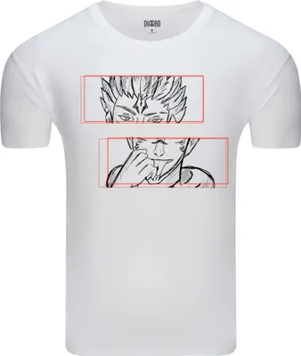 Immagine prodotto di Diarbo Maglietta da uomo con stampa Anime Jujutsu Kaisen Ryomen Sukuna Bianco Taglia XXL