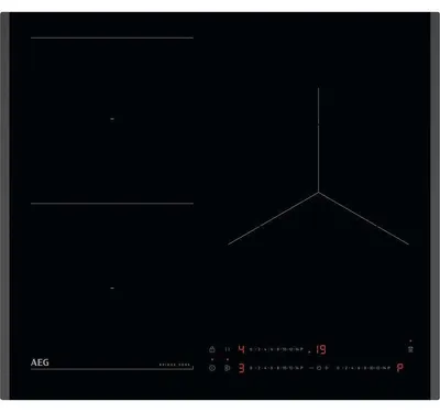 Produktbild von AEG TO63IQ00FB, Schwarz, Integriert, 60 cm, Zonen-Induktionskochfeld, 3 Zone(n), 3 Zone(n)