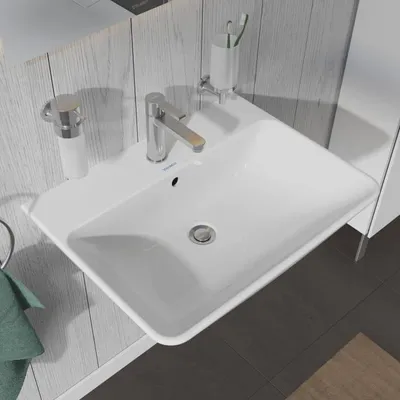 Produktbild von Duravit ME by Starck Waschtisch 65 cm mit 1 Hahnloch durchstochen