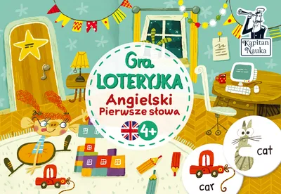 Produktbild von Gra loteryjka Angielski Pierwsze słowa Kapitan Nauka