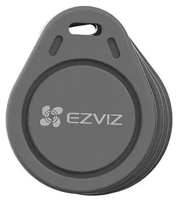 Produktbild von EZVIZ NFC-Zugangstasten Schwarz (4 Stück) - CS-DL-IC-CPU-R200-GR