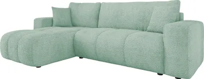 Produktbild von MIRJAN24 Ecksofa Furyn, Wohnzimmer Eckcouch mit Bettkasten und Schlaffunktion, L-Form, Seite Universal (Farbe: Coral 55)