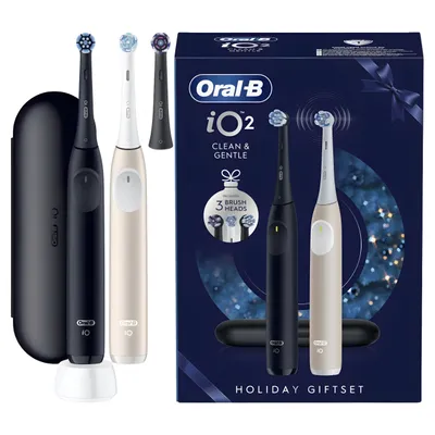 Produktbild von iO Series 2 DUO Pack Geschenk-Edition, Elektrische Zahnbürste (2. Handstück, incl. 3 Aufsteckbürsten)
