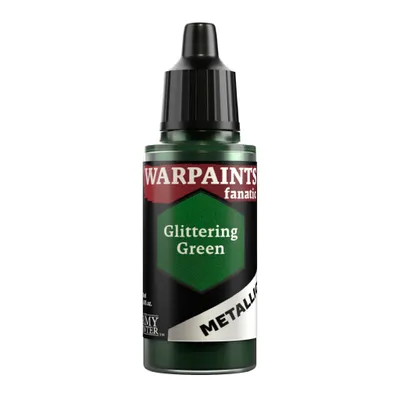 Immagine prodotto di Vernice acrilica verde metallizzata per miniature, scintillante, 18ml