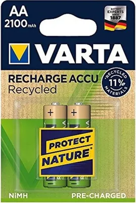 Produktbild von RECHARGE ACCU AA 2100mAh 2er Blister Beschaffungsartikel