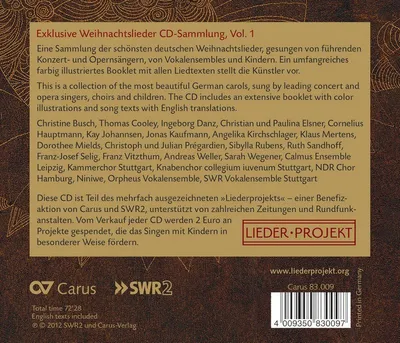 Produktbild von Weihnachtslieder Vol. 1