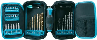Produktbild von Makita P-90009 Bohrer- und Bitset 37 teilig