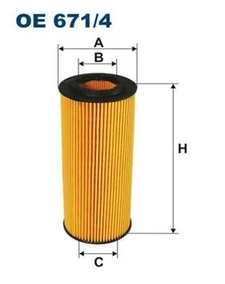 Produktbild von FILTRON ?lfilter OE671/4