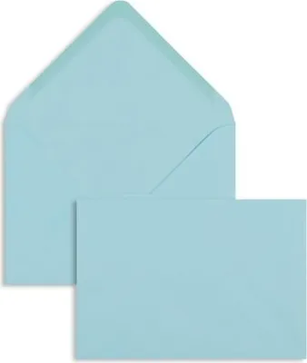 Produktbild von Briefumschläge C6 100g/qm gummiert VE=100 Stück hellblau