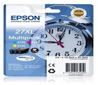 Produktbild von Epson DURABrite Ultra Ink 27 XL Multipack (3 Farben)      T 2715