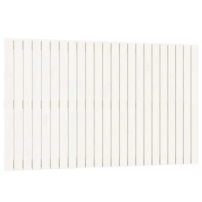 Produktbild von Wand-Kopfteil Weiß 147x3x90 cm Massivholz Kiefer