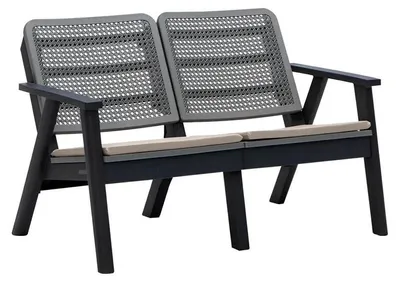 Produktbild von Stilvolle Gartenbank Designer Terrassenbank Gartenmöbel