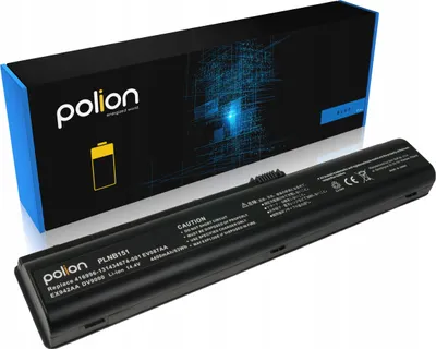 Image de Batterie d'ordinateur portable POLION pour la série HP EV08, Li-Ion 4400 mAh