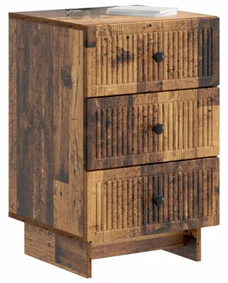Image de Cabinet de chevet avec tiroir Bois ancien 43 x 41 x 66,5 cm