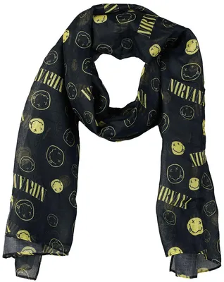 Produktbild von Nirvana Tuch Uni Logo schwarz Standard