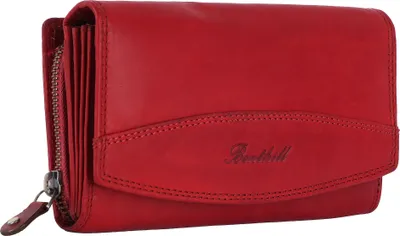 Produktbild von Benthill Damen Geldbörse Leder XXL - Großes Portemonnaie mit RFID Schutz - Echtleder Vintage Damenbörse inkl. Geschenkbox