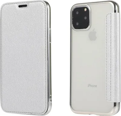 Produktbild von Buch Tasche Electro Book Cover für Samsung Galaxy S10 (G973F) Hülle Etui Brieftasche Schutzhülle Case Schutz Silber