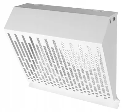 Produktbild von Awenta PRO Wandventilationsgitter weiß Metall 200mm