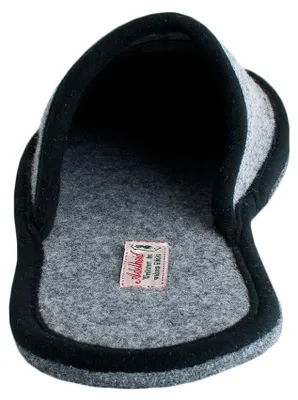 Produktbild von Platzhirsch Filzpantoffel, Farbe:mausgrau, Größe:44/45