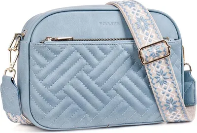 Produktbild von Damen Umhängetasche Kunstleder Crossbody Bag RFID Schutz